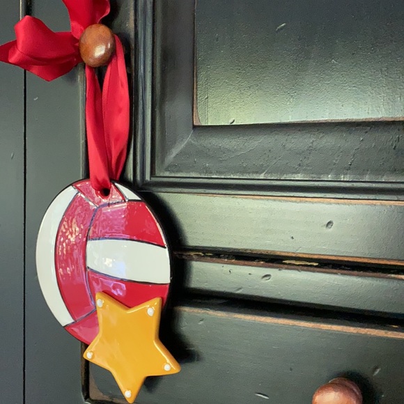 NWT CLAY CHICK CERAMICS Soccer Ornament - Picture 4 of 4